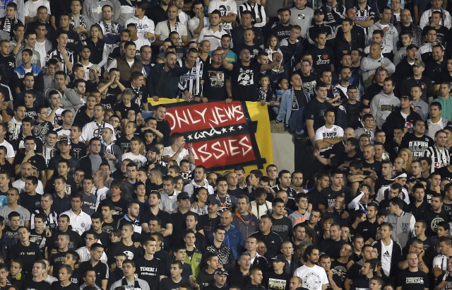 Заявление ФК «Партизан» по поводу баннера