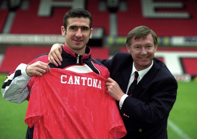 Soccer - Manchester United Sign Cantona - Old Trafford