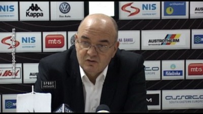 Vujošević: Spremni dočekujemo utakmicu sezone