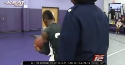 Promašio bacanje pa postao najsrećniji dečak na svetu (VIDEO)