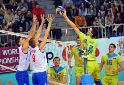 Odbojkaši Srbije pobedom nad Slovenijom stigli na set od SP