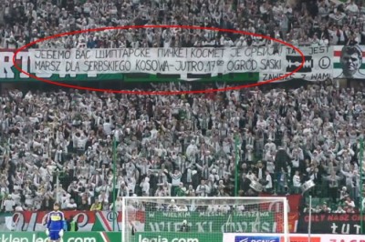 Navijači Legije oštro stali u odbranu Kosova (VIDEO)