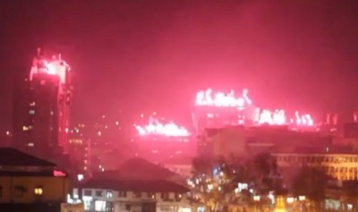 Pazarci ‘zapalili’ grad pred meč sa Partizanom (VIDEO)