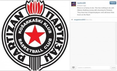Košarkaš Cedevite: Nema ničeg lošeg u tome što navijam za Partizan