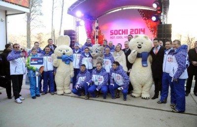 Trobojka se viori Sočijem