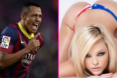 Porno zvezda igrala za Barsu protiv Sitija? (FOTO)