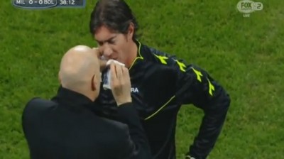 Sudija Bergonci dobio po nosu (VIDEO)