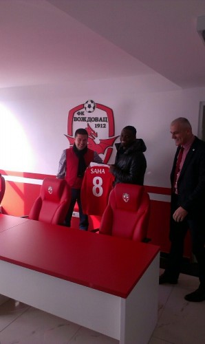 Saha posetio Voždovac i oduševio se stadionom (FOTO)