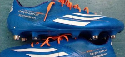 Podolski na kopačkama ispisao poruku podrške Šumaheru