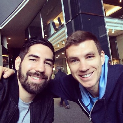 Džeko sa Karabatićem ‘ubija’ vreme do meča sa Barsom (FOTO)