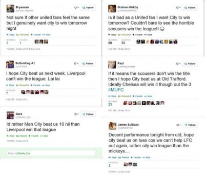 Navijači Junajteda navijaju za Siti u gradskom derbiju