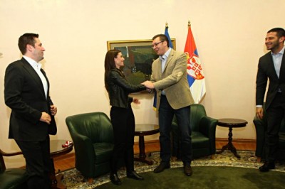 Španovićeva na prijemu kod Vučića