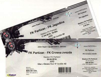 FK Partizan: Od srede karte za Jagodinu i ‘večiti derbi’