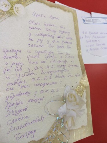 Luki stiglo pismo: Ko je u Zvezdi iznad Zakona i Ustava? Hrabro napred! (FOTO)