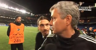 Kako je Zlatan poželeo sreću Murinju (VIDEO)