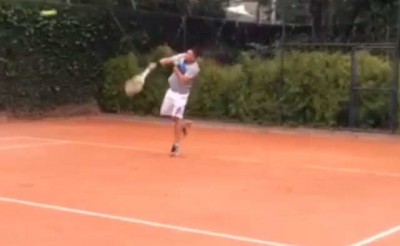 Ronaldo postaje teniser? (VIDEO)