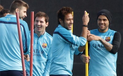 PREVARILI OBEZBEĐENJE: Tri uljeza upala na trening Barselone, reakcija prvotimaca bila je zanimljiva (VIDEO)