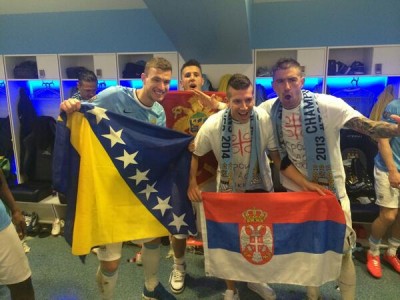 Balkanci uz narodnjake slavili Sitijevu titulu (VIDEO)