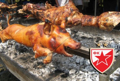 Domaćinski: Gazda kafane nije hteo da pusti Zvezdine igrače dok ne okuse pečenje