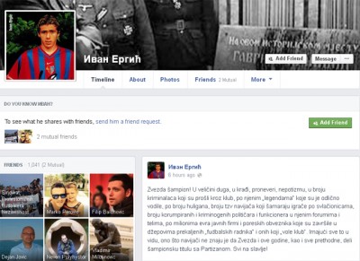 Ergić: Zvezda je šampion u krađi, tu titulu deli sa Partizanom