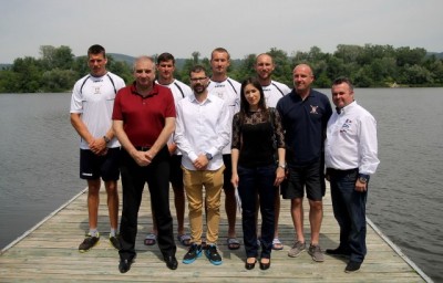 Kežman uz veslače uoči Evropskog prvenstva (FOTO)