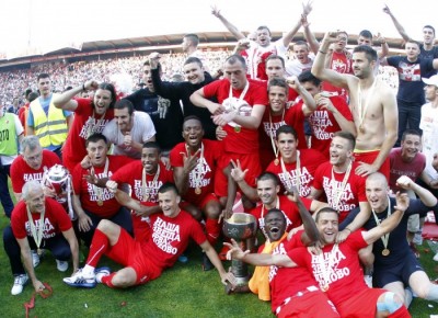 Slavlje iz Zvezdine svlačionice, uz trubače (VIDEO)