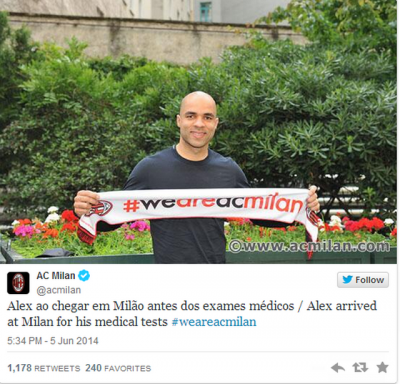 Aleks stigao na San Siro (FOTO)