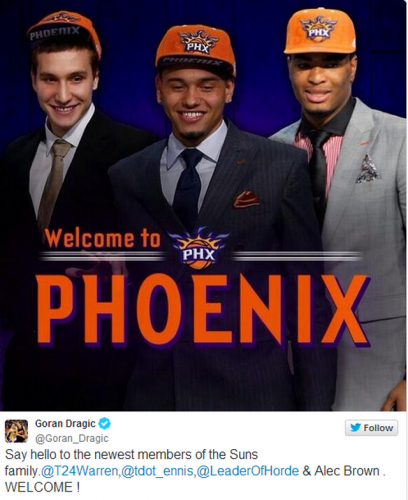 Dragić Bogdanu poželeo dobrodošlicu u Finiks Sanse (FOTO)