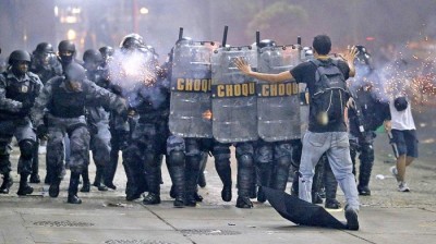 Policija hapsila demonstrante u Brazilu