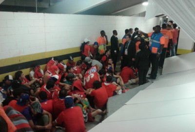 Čileanci provalili na Marakanu