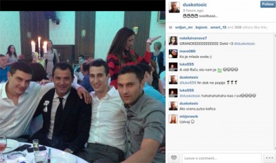 Tošić i Petrović stižu sve, igraju protiv Brazila, idu na svadbe… (FOTO)