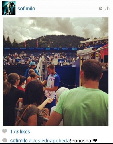 Sofijina podrška Viktoru (FOTO)