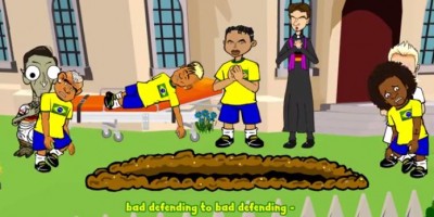 Crtani film: Nemci sahranili Brazilce (VIDEO)