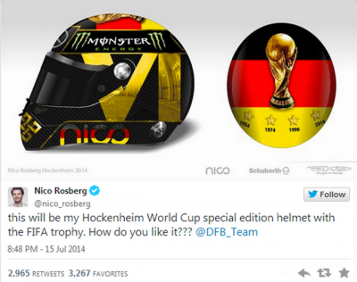 FIFA brani Rozbergu da nosi kacigu sa „Boginjom“ (FOTO)