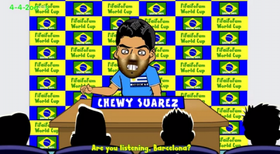 Suarez u crtanom: Katalonci, da li čujete ovo? Izvinjavam se! (VIDEO)