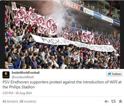 „Filipsovci“ ne žele wi-fi, ali ni da sede na stadionu (FOTO)