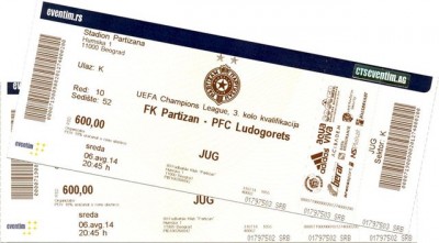 Od ponedeljka u prodaji karte za meč Partizan – Ludogorec