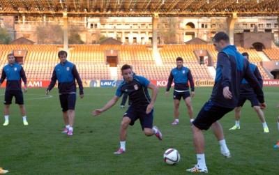 ‘ORLOVI’ SREĆNO: Pogledajte poslednji trening Srbije pred meč sa Jermenima (FOTO)