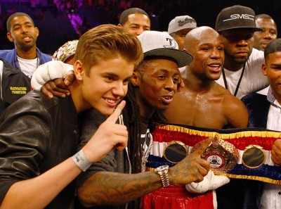 SUPERSTAR KOMBINACIJA: Džastin Biber trenira kod Mejvedera (VIDEO)