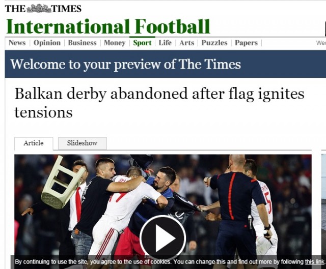 Srbija-Albanija-Mediji-Tajms