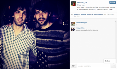 DRUGARI: Teodosić i Ćorluka u zagrljaju! (FOTO)