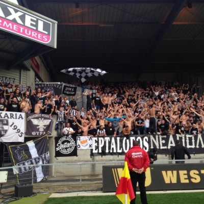 BRATSKA PODRŠKA: Grobari iz Pariza bodrili PAOK! (FOTO)