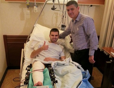 PETKOVIĆ OPERISAN U RIMU: Karakterom do bržeg povratka na teren