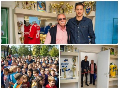 FABRIKA SRPSKIH FUDBALSKIH ZVEZDA: Matić otvorio fudbalski muzej u Obrenovcu