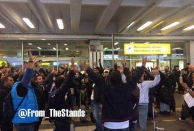 INVAZIJA NA BEOGRAD: Deo turskih navijača već sleteo u srpsku prestonicu! (FOTO)