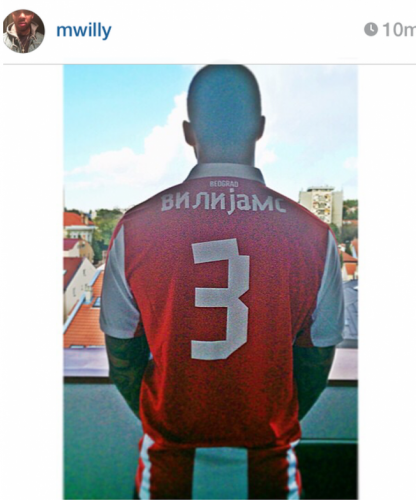 DELIJA: Zvezdin Amerikanac dao podršku fudbalerima pred ‘derbi’ (FOTO)