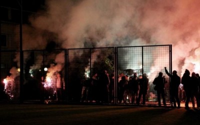 VELIKA PODRŠKA: Grobari na treningu u Teleoptiku bodrili igrače pred meč s Vojvodinom (VIDEO)