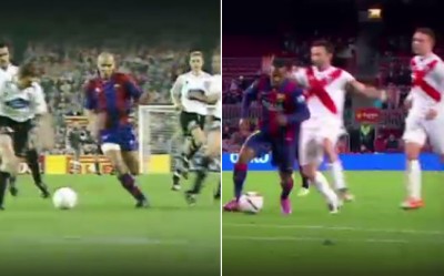 NIJE U SVEMU NEPONOVLJIV: Barsin vunderkid kopirao Ronaldov gol od pre 17 godina (VIDEO)