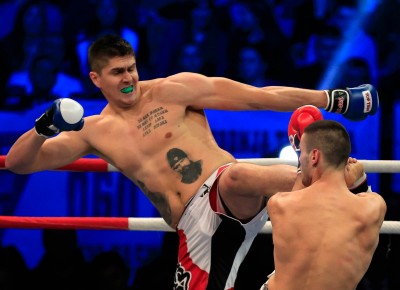 ŠTETA: Kako je Miličić zbog povrede nesrećno završio debi u ringu (VIDEO)