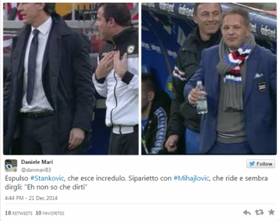 PRIJATELJI I RIVALI: Deki isključen u Đenovi, Miha to ispratio uz osmeh (FOTO)